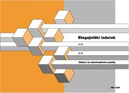 OBR. 6.62 BLAGAJNIŠKI IZDATEK