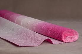 KREP PAPIR 180g. 1/5 PRELIVAJOČE ROZA