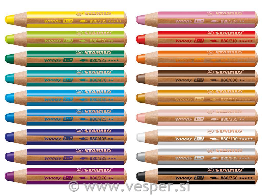 STABILO BARVICA WOODY 880