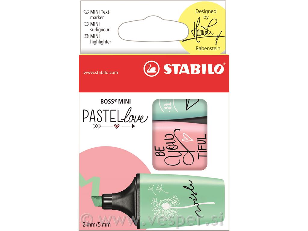 STABILO BOSS MINIPastellove **1/3