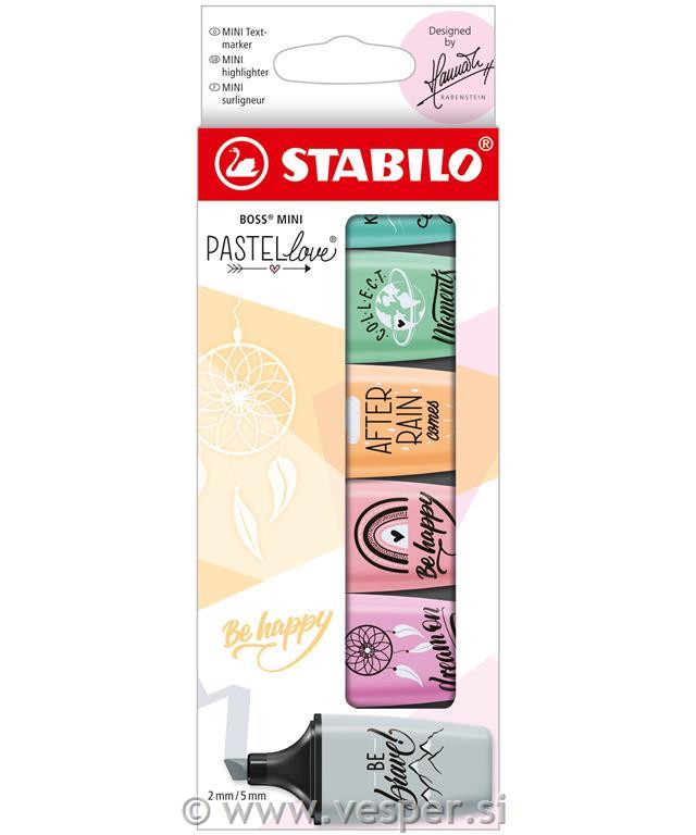 STABILO BOSS MINIPastellove** 1/6