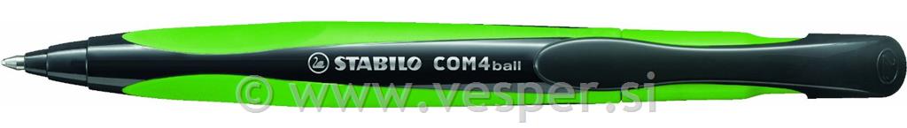 STABILO ROLLERball COM4ball zelen