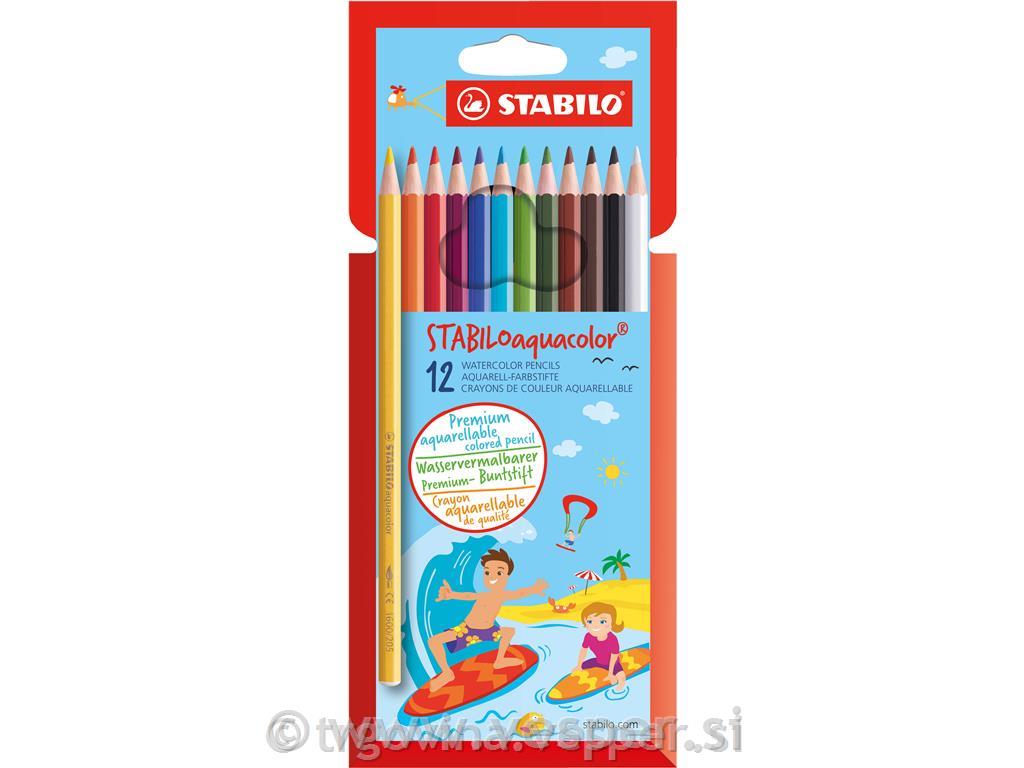 STABILO BARVICA AQUACOLOR 1612-6 1/12