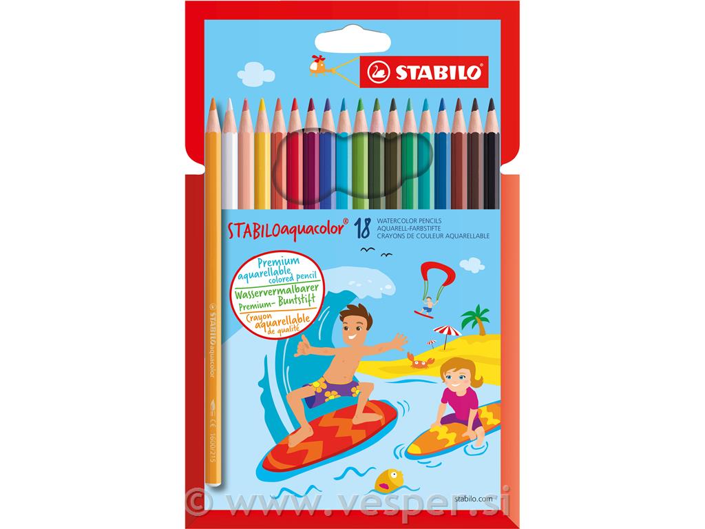 STABILO BARVICA AQUACOLOR 1618-6 1/18