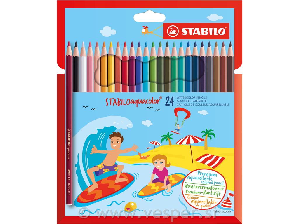 STABILO BARVICA AQUACOLOR 1624-6 1/24