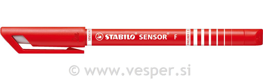 STABILO FLOM. SENSOR 189 0.3mm- RDEČ