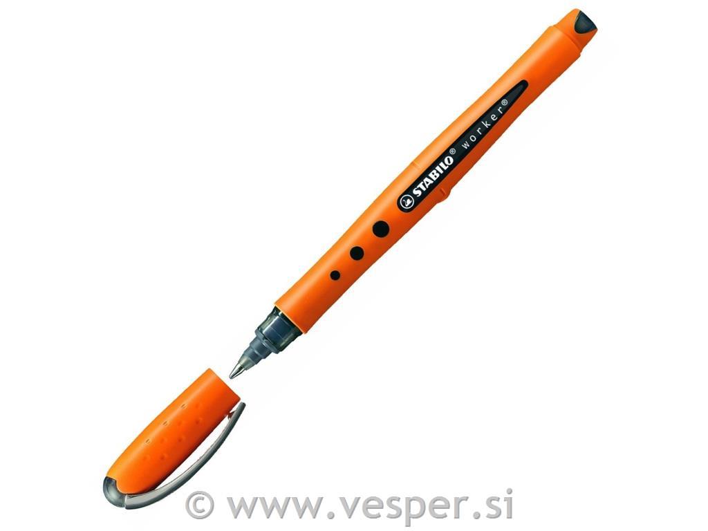 STABILO ROLER WORKER F (0,3mm) ČRN