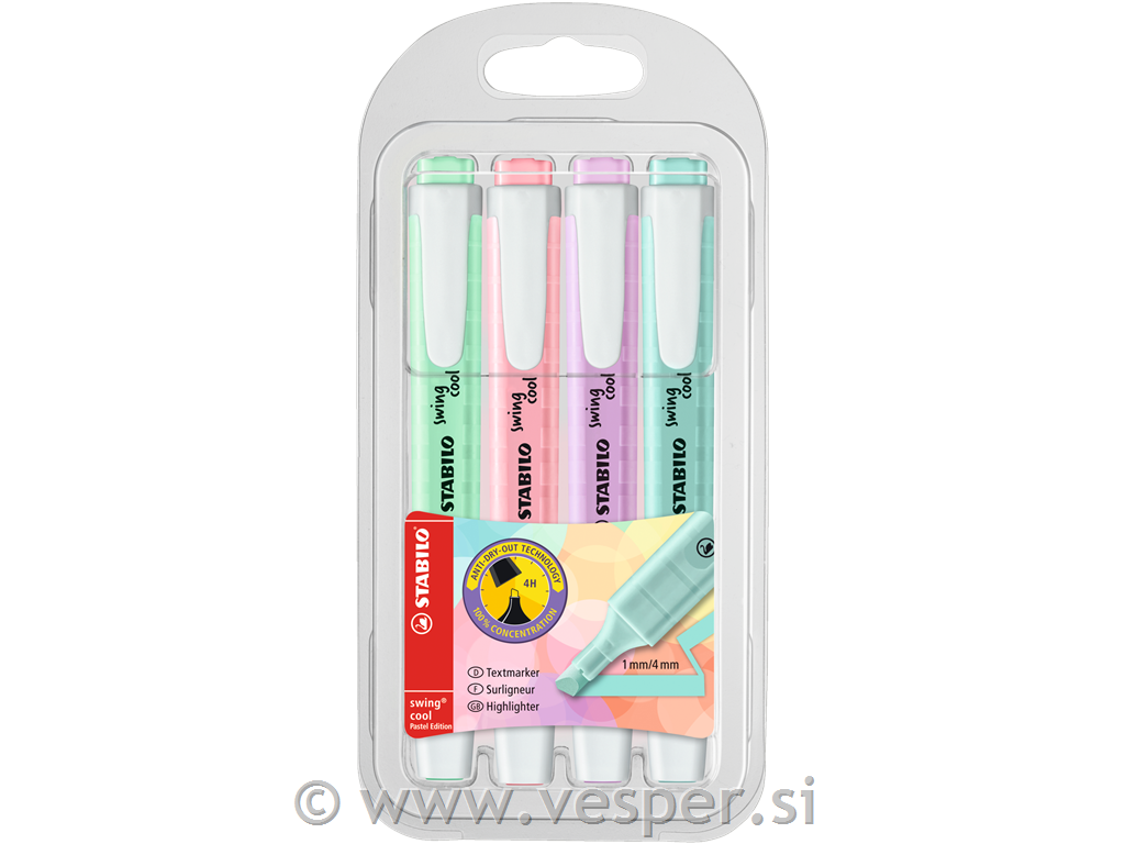 STABILO MARKER SWING 275 **PASTEL**.1/4
