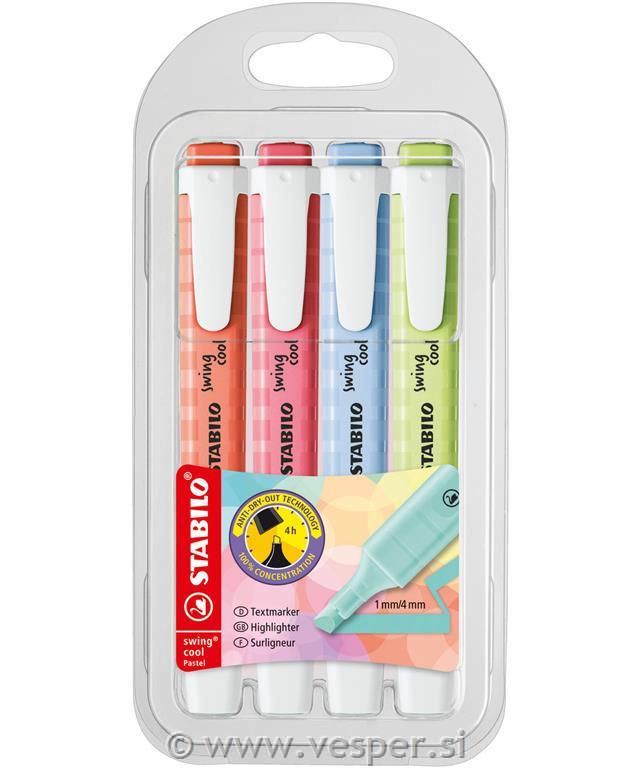 STABILO MARKER SWING 275 **PASTEL**.1/4