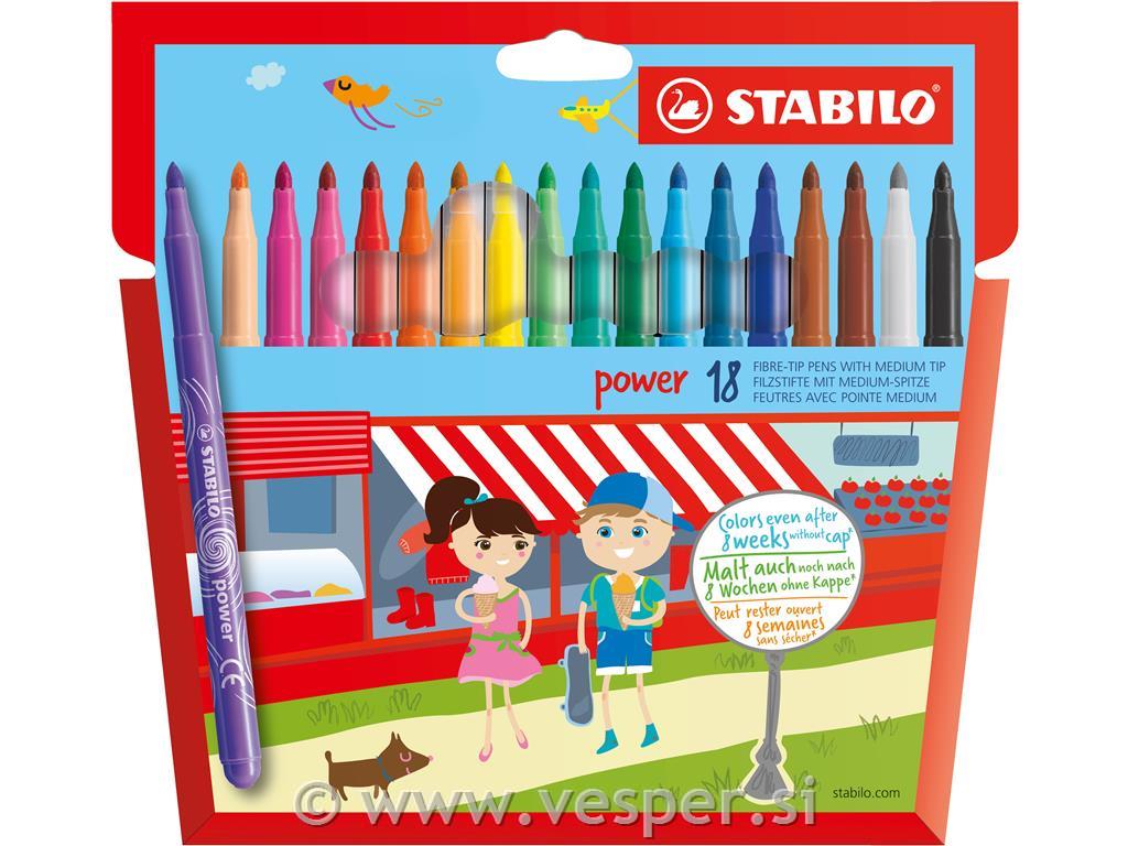 STABILO FLOMASTRI POWER MEDIUM 280/18