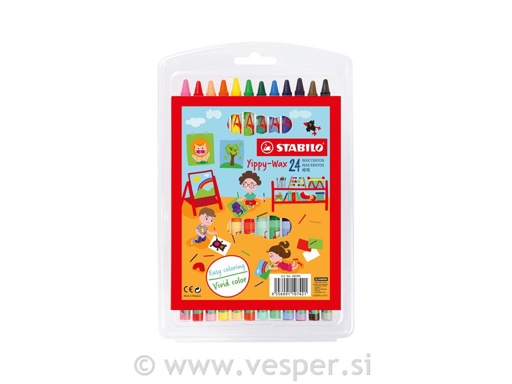 STABILO VOŠČENKE YIPPY 2824 GRT.24