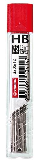 STABILO GRAFITNE MINE 3205/HB 0.5MM