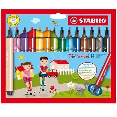 STABILO FLOM. TRIO SCRIBBI SET 1/14