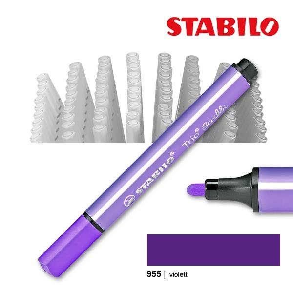 STABILO FLOM.TRIO SCRIBBI VIJOLA