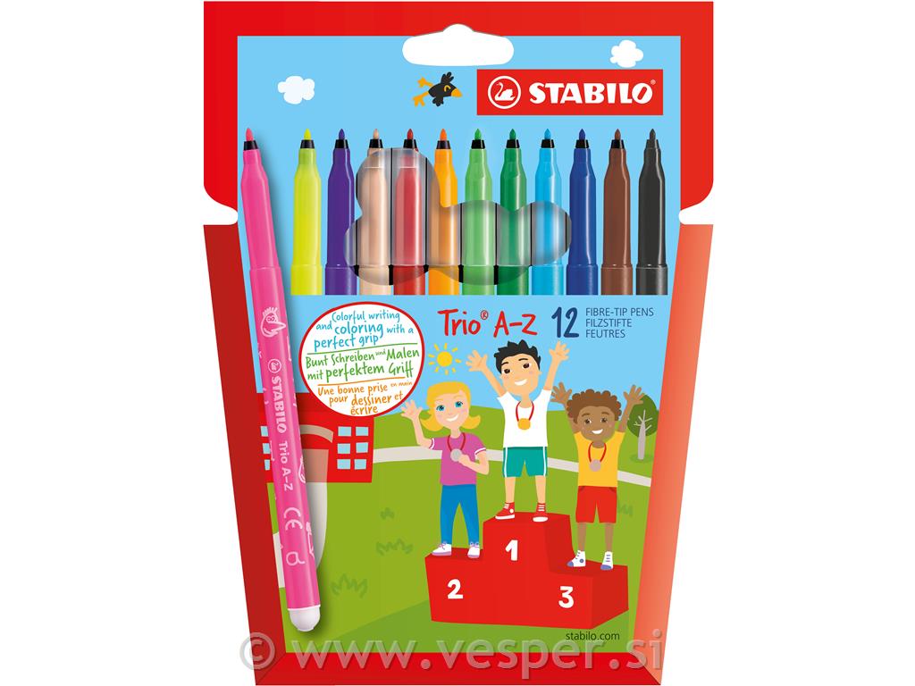 STABILO FLOMASTRI TRIO A-Z 1/12