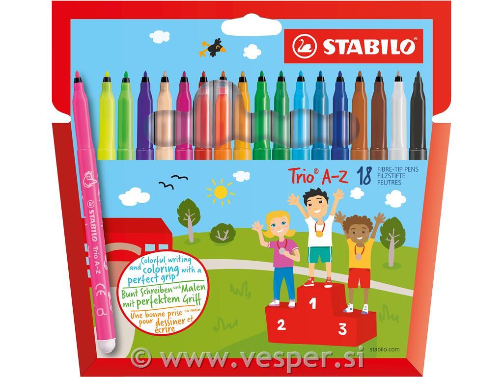 STABILO FLOMASTRI TRIO A-Z 1/18