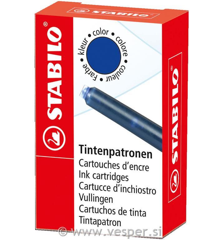 STABILO BOMBICE MODRE brisljive 1/6