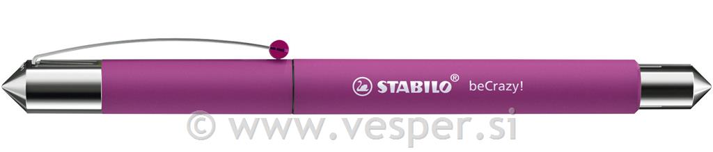STABILO NALIVNO PERO BEcrazy ROZA