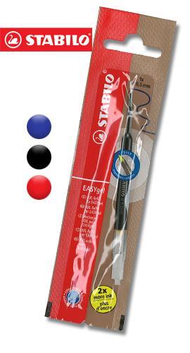 STABILO EASYgel črn.vložek RDEČ 0,5mm