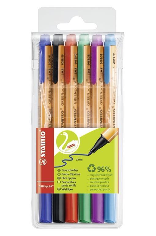 STABILO GREENpoint 6colour 1/6