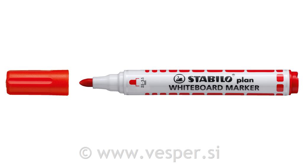 STABILO FLOM. WHITEBOARD 641- RDEČ