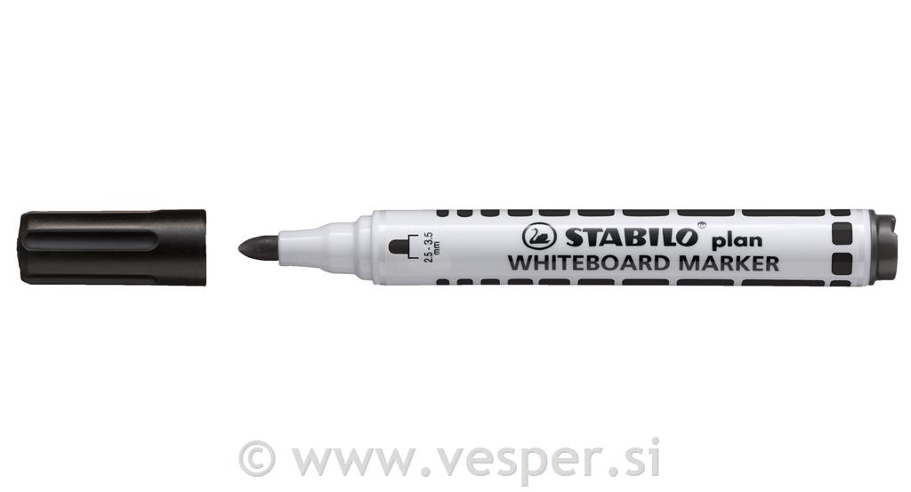 STABILO FLOM. WHITEBOARD 641- ČRN