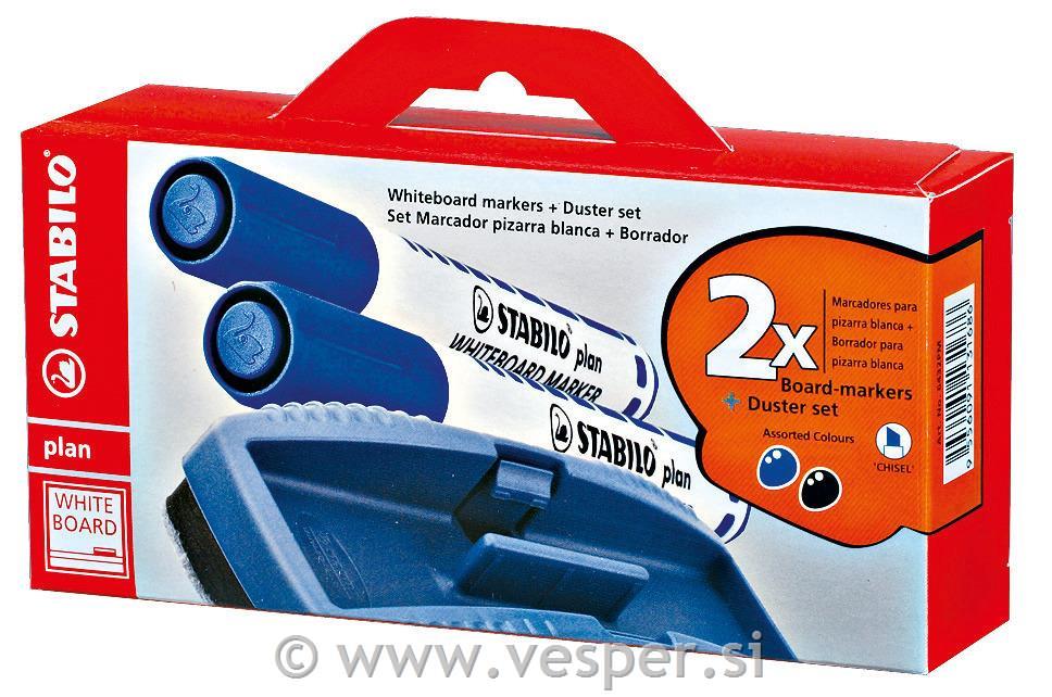 STABILO PIŠI-BRIŠI GOBICA /2 PISALA