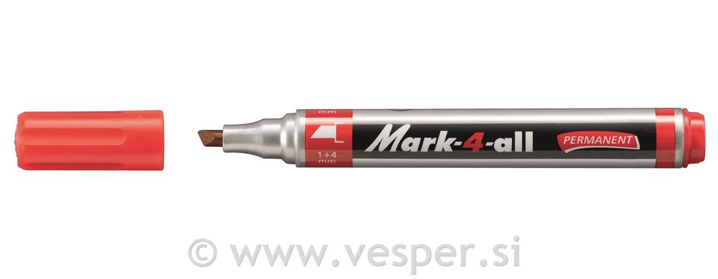 STABILO FLOM. MARK-4-ALL 653- RDEČ