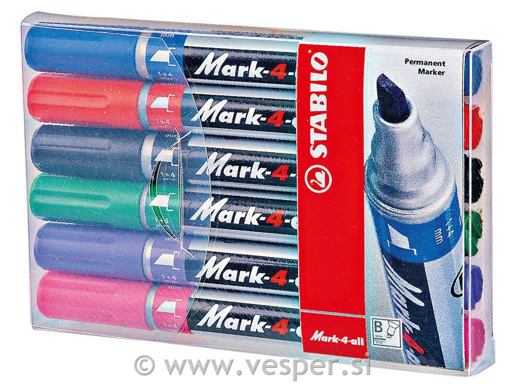 STABILO MARK-4-ALL 653 SET 1/6