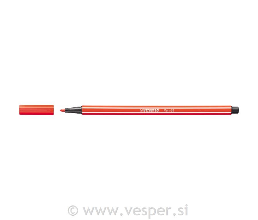 STABILO FLOM. 1,0 PEN 68/40 SV. RDEČA