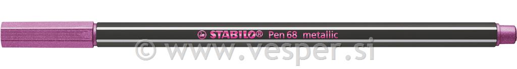 STABILO PEN 68* METALIC ROZA