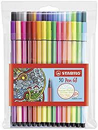 STABILO PEN 68 1/30 24 + 6 NEON