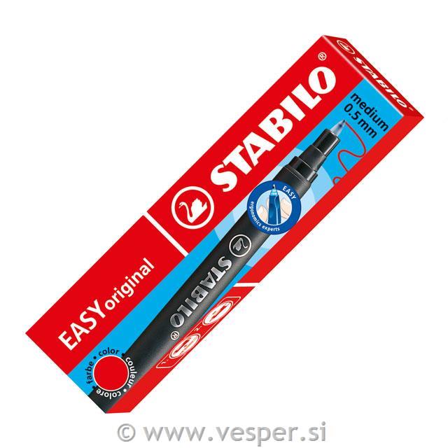 STABILO EASY ČRNILNI VLOŽKI 1/3- RDEČA