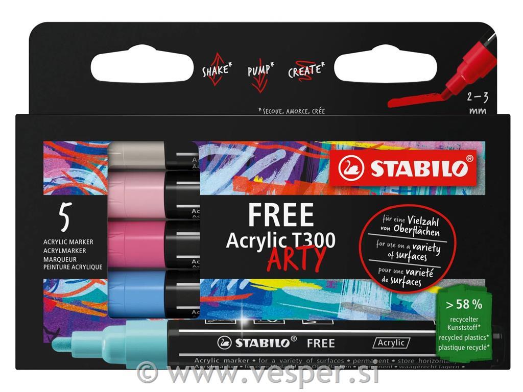 STABILO FREE ACRILIC T300 2-3mm