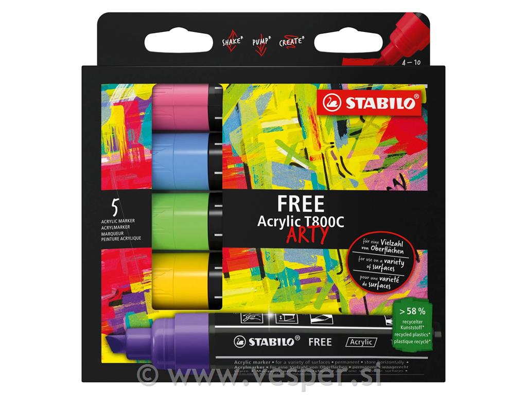 STABILO FREE ACRILIC T800