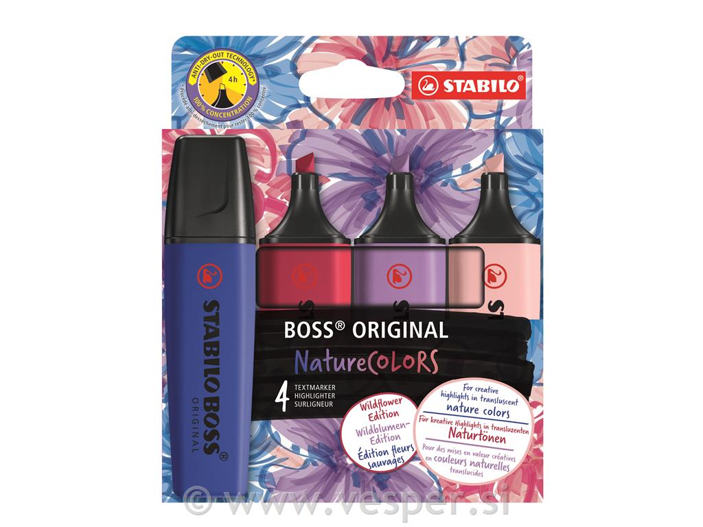 STABILO BOSS ORG.NATURE WILDFLOWER 1/4