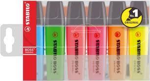 STABILO TEKSTMARKER BOSS 70/6