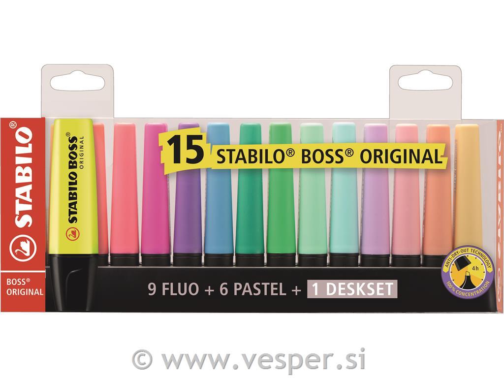 STABILO BOSS DESK SET 1/15 NOVO