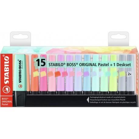 STABILO BOSS DESKSET 1/15 Pastel