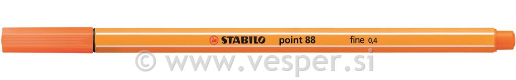STABILO FLOM. 0,4 POINT 88/30PALE VERMI*