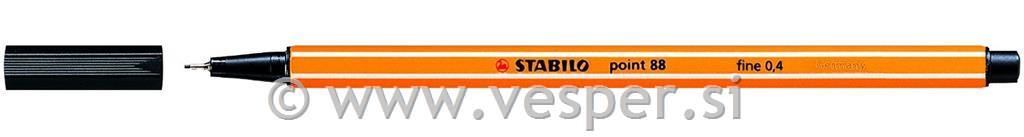 STABILO FLOM. 0,4 POINT 88/46 ČRNA