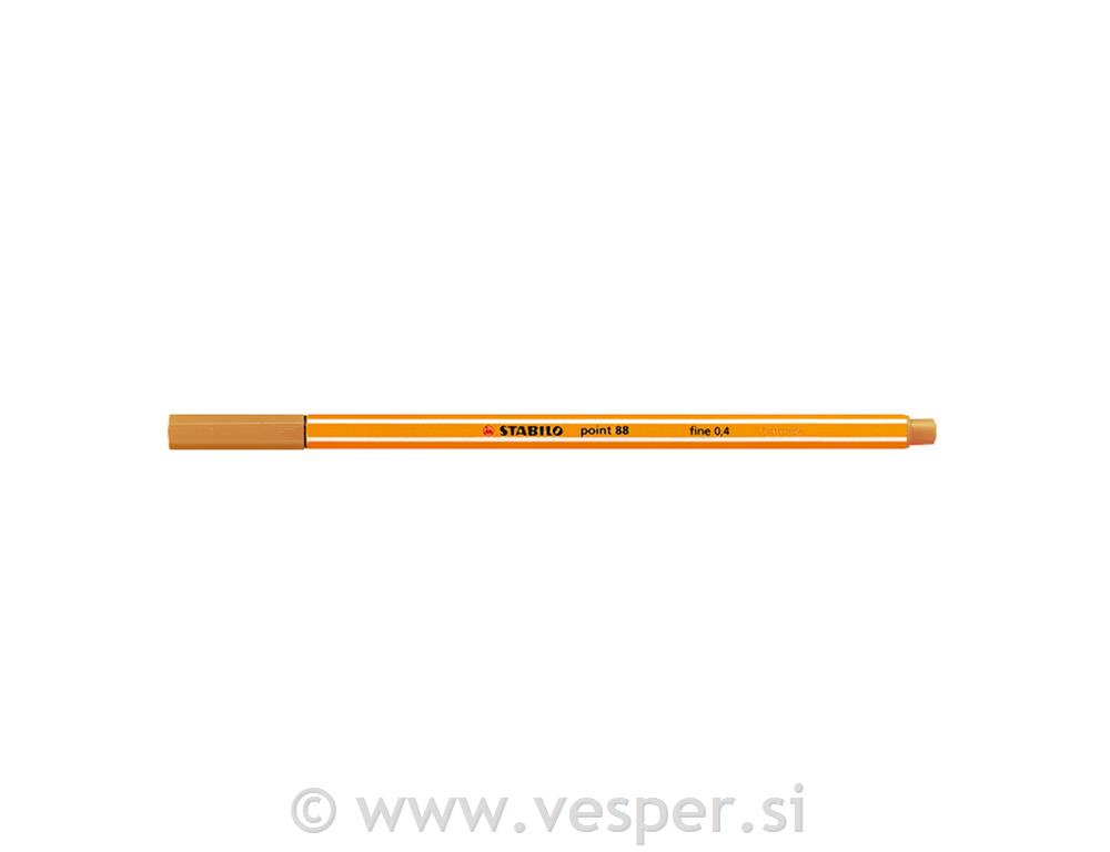 STABILO FLOM. 0,4 POINT 88/89 TEMNA OKER