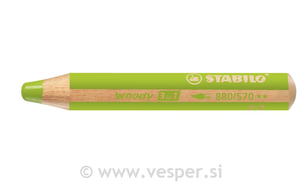 STABILO BARVICA WOODY 880/570 SV.ZELENA