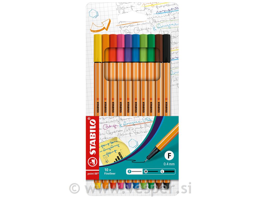 STABILO FLOM. POINT 0,4mm 1/10