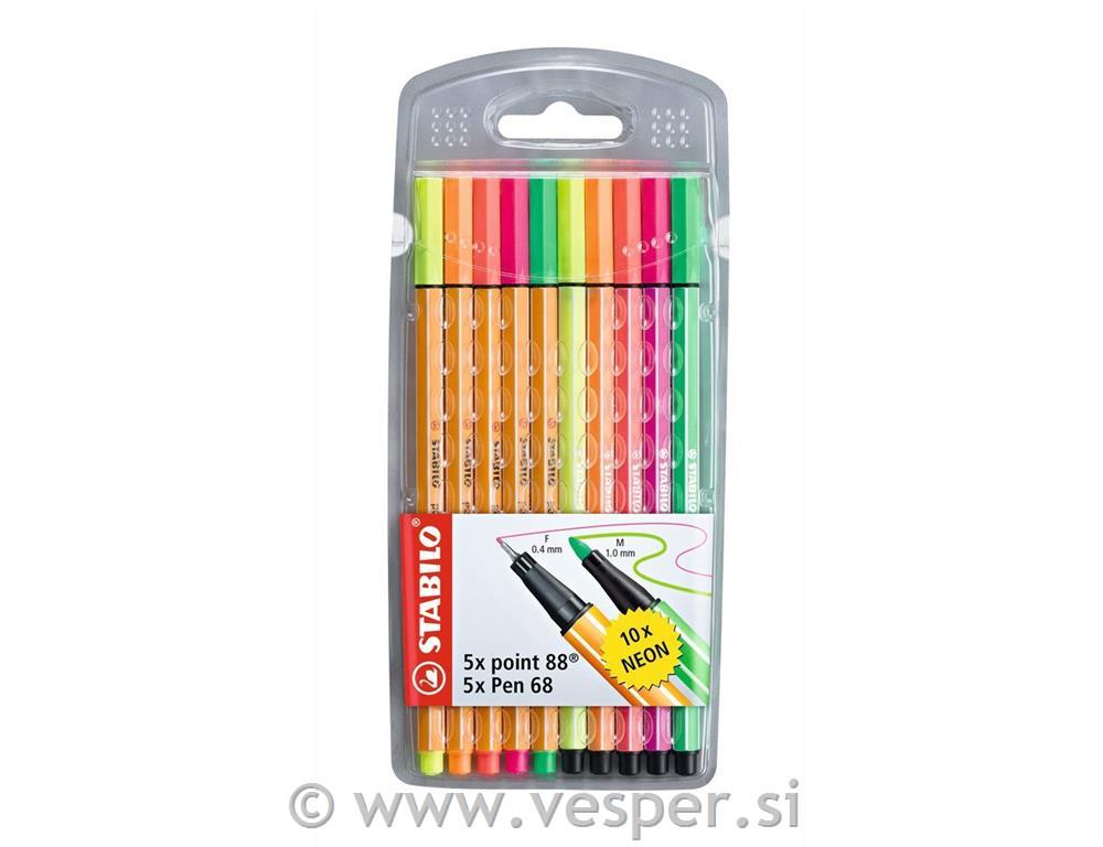 STABILO POINT 88/68 1/10 NEON