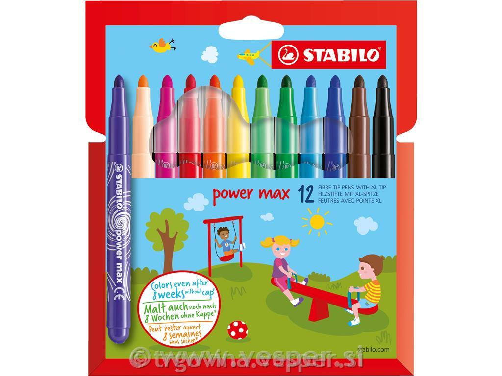 STABILO FLOMASTRI POWER MAX 980/12
