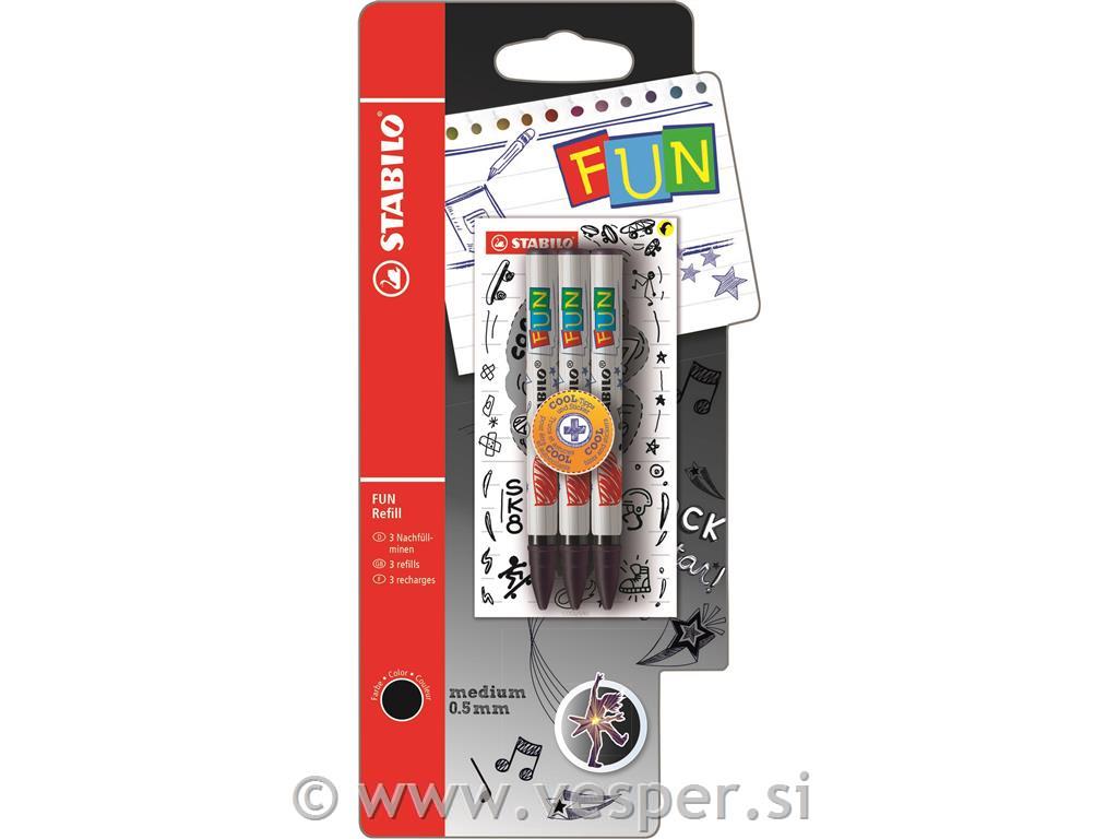 STABILO FUN refil EASYoriginal . črn