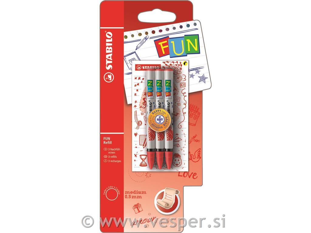 STABILO FUN refil EASYoriginal. rdeč