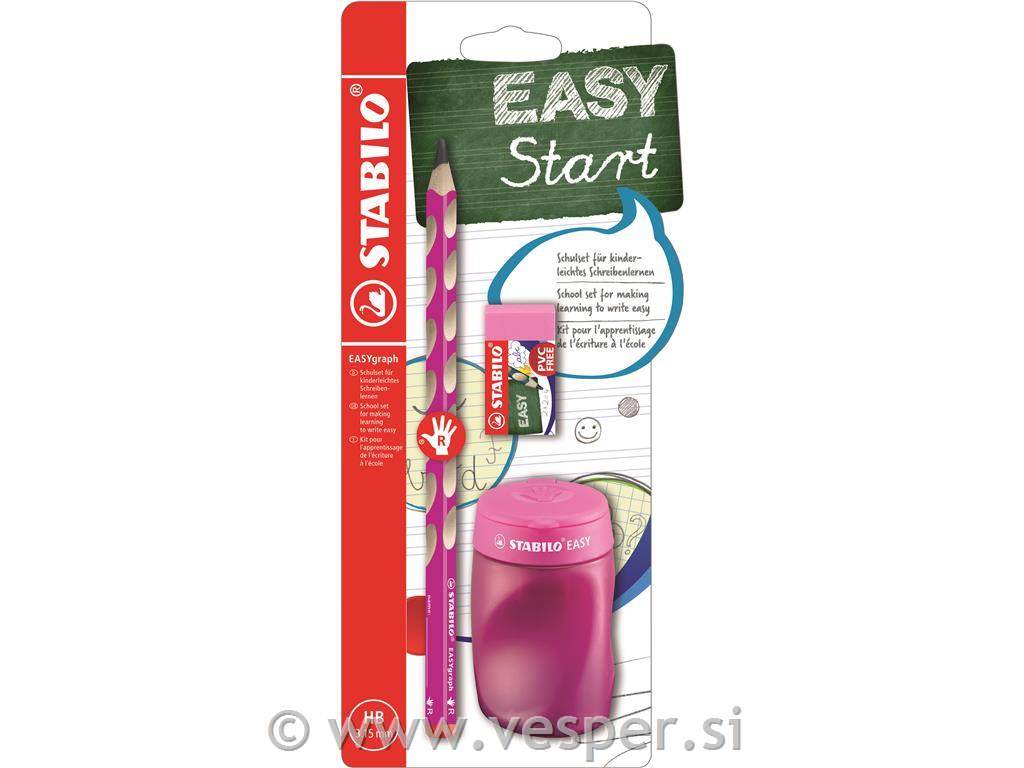 STABILO EASYgraph SET za DesničarjePINK