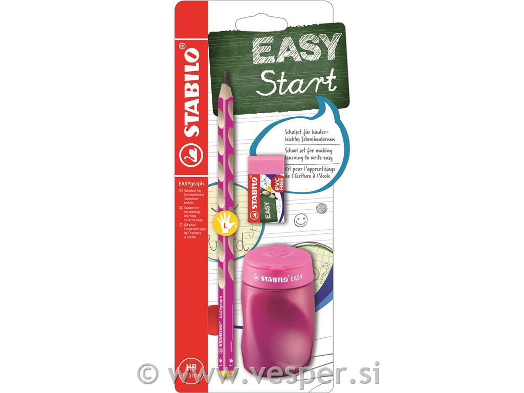 STABILO EASYgraph SET za LevičarjePINK